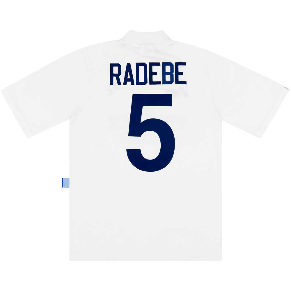 1995-96 Leeds United Home Shirt Radebe #5 (Excellent) XL