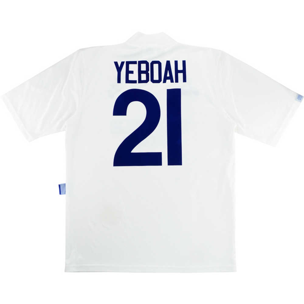 1995-96 Leeds United Home Shirt Yeboah #21 (Very Good) XXL