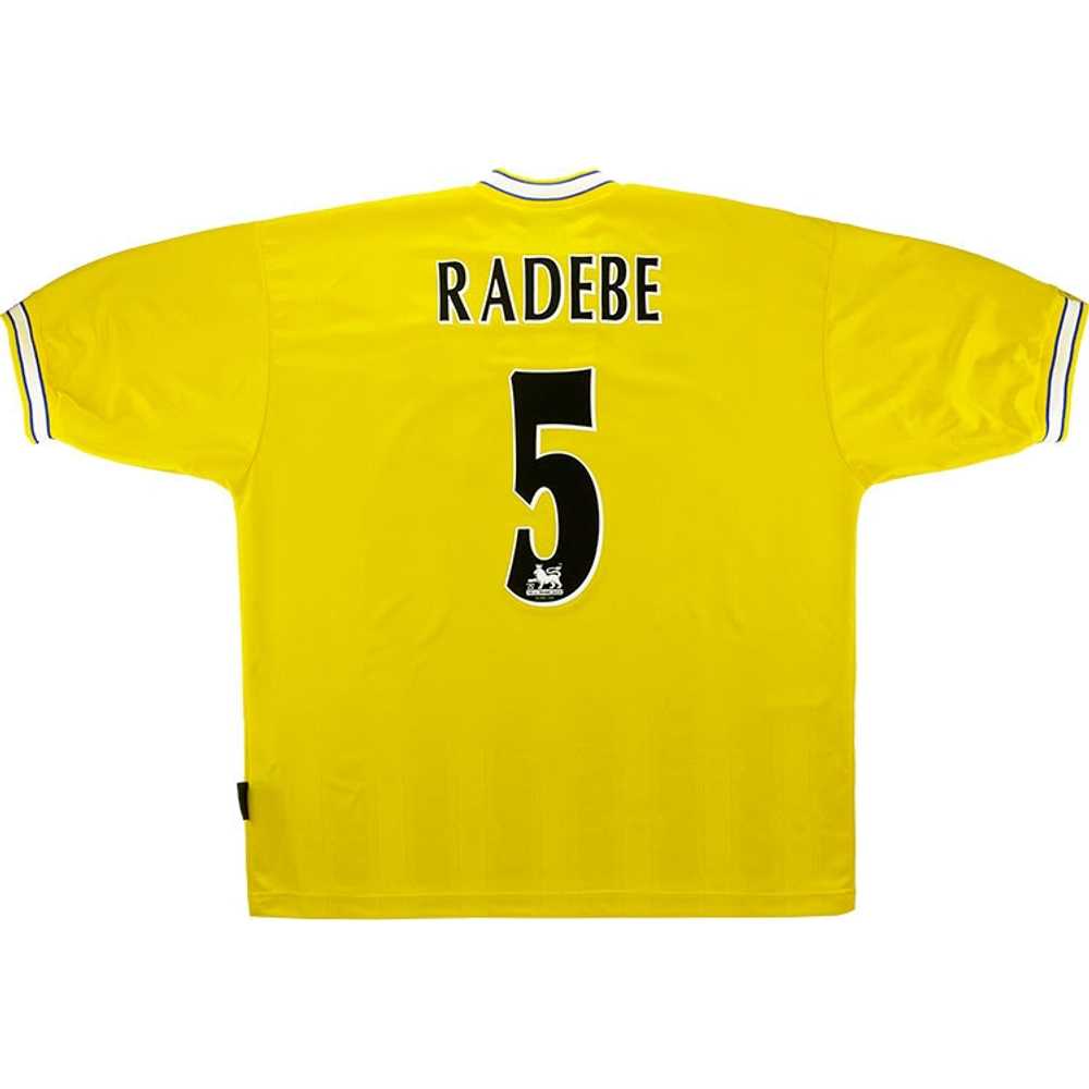 1996-99 Leeds United Away Shirt Radebe #5 (Very Good) XXL