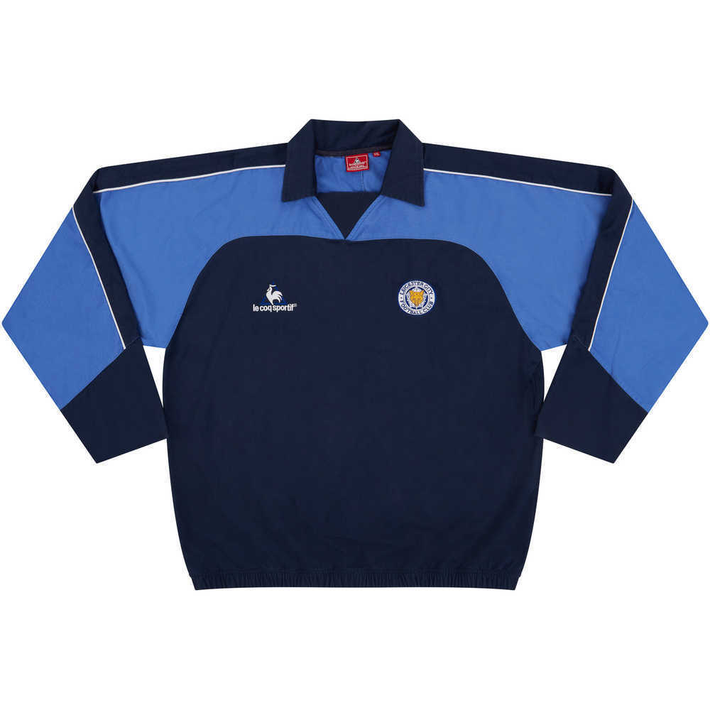 2001-02 Leicester Le Coq Sportif Drill Top (Excellent) XXL