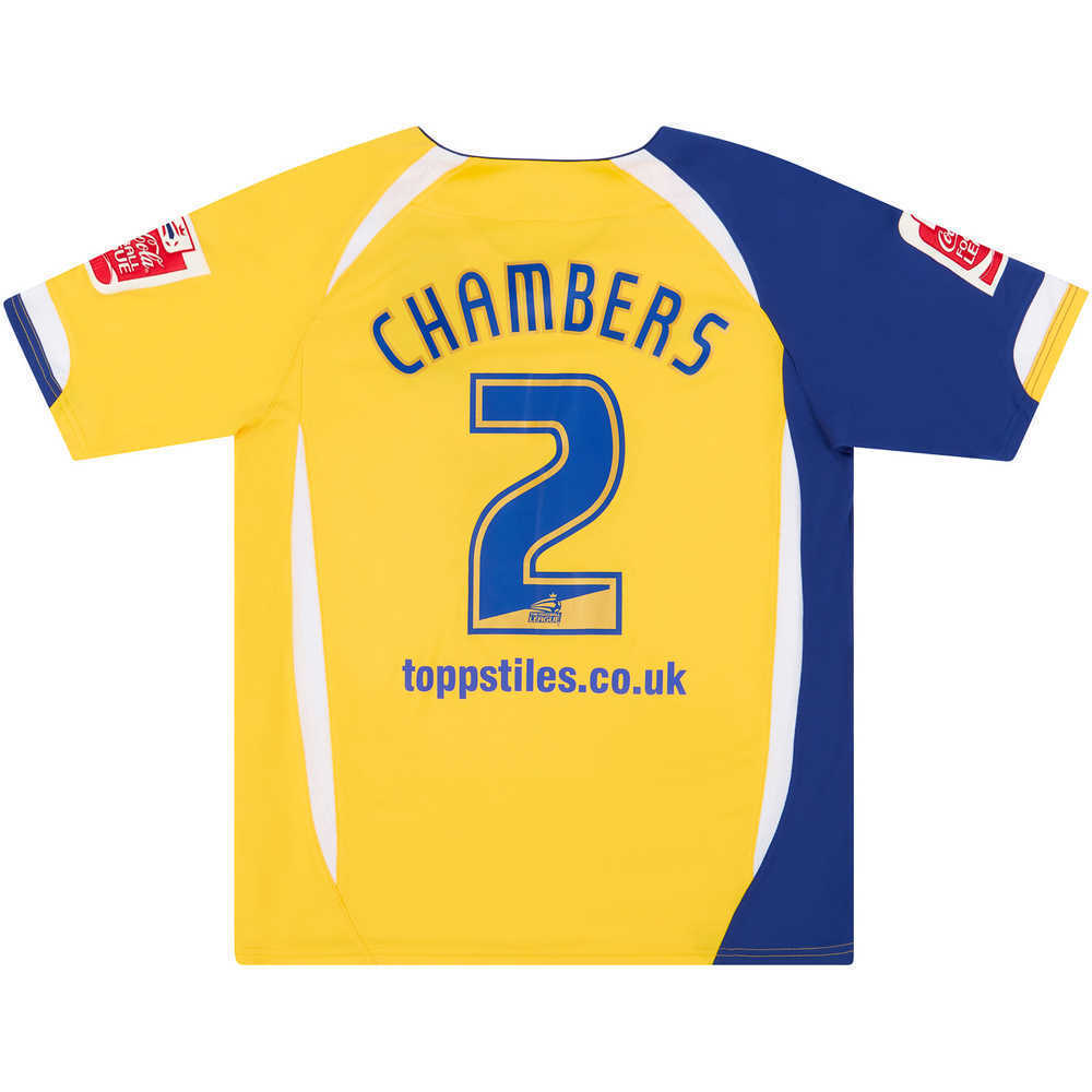 2007-08 Leicester Match Issue Away Shirt Chambers #2