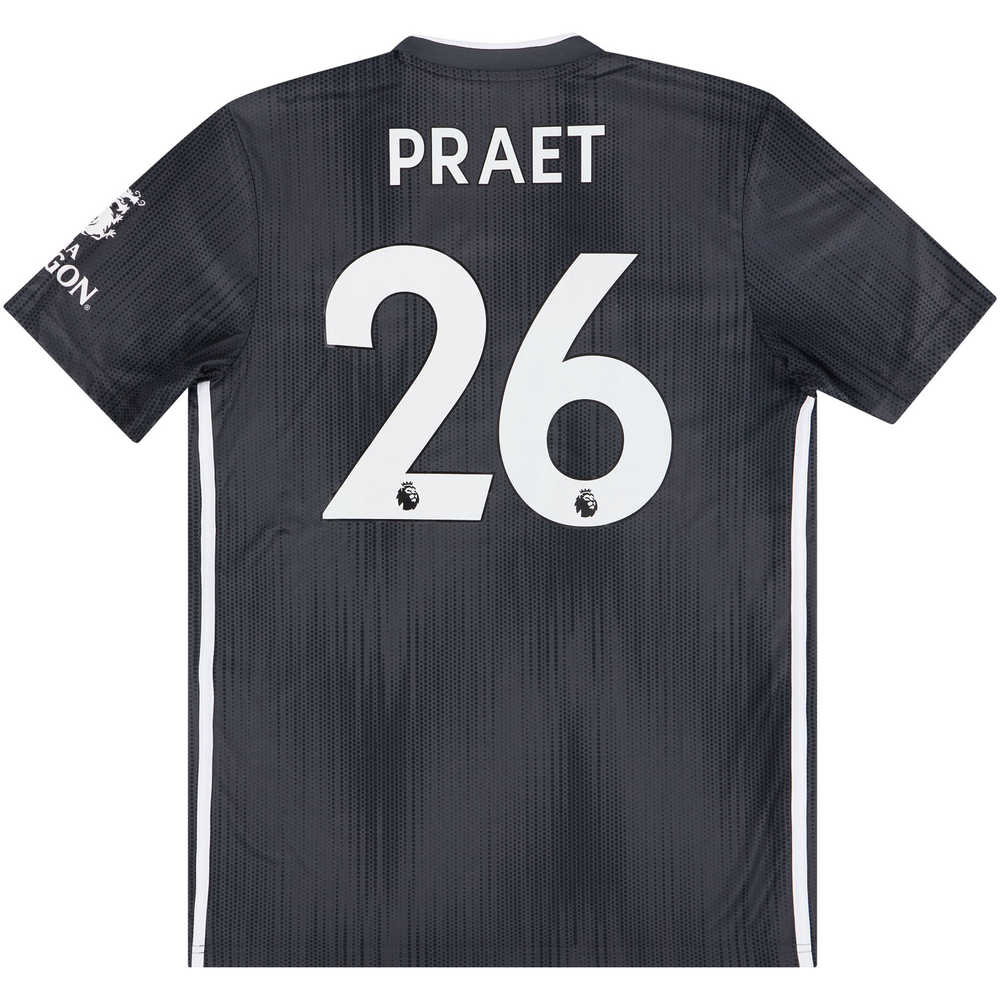 2019-20 Leicester Match Issue Carabao Cup Away Shirt Praet #26