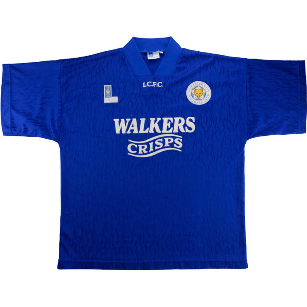 1992-94 Leicester Home Shirt (Excellent) L