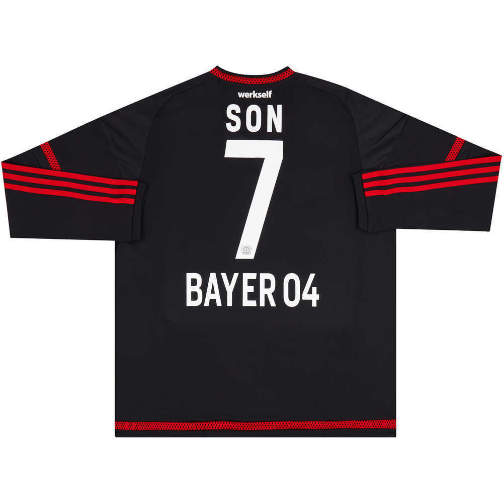 2015-16 Bayer Leverkusen Player Issue Home L/S Shirt Son #7 *w/Tags* 