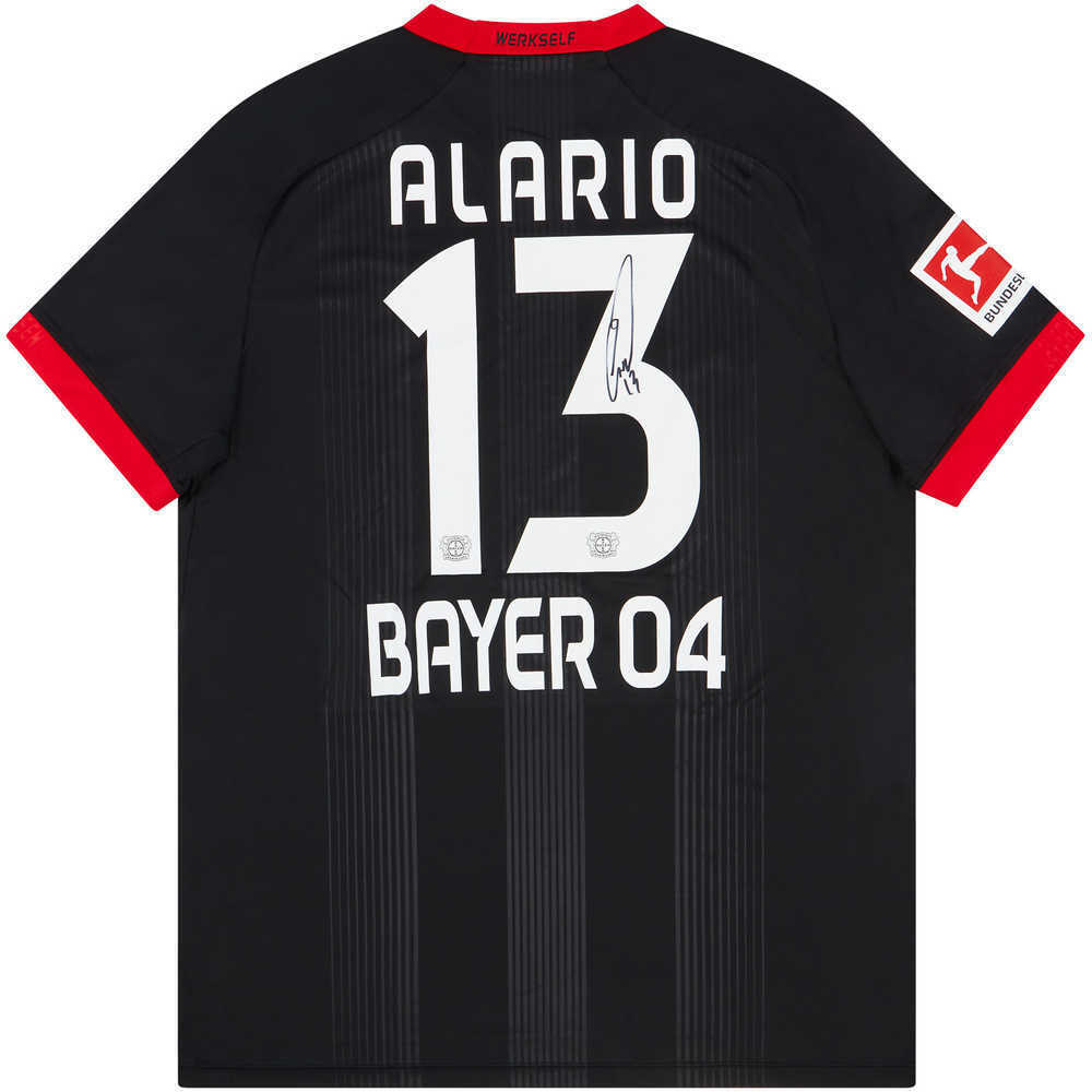 2020-21 Bayer Leverkusen Signed Home Shirt Alario #13 *w/Tags* XL
