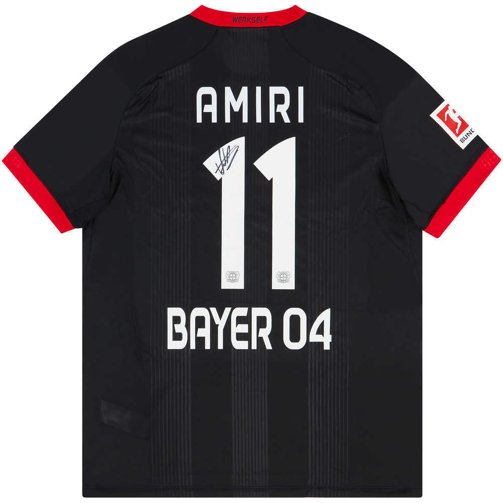 2020-21 Bayer Leverkusen Signed Home Shirt Amiri #11 *As New* XL