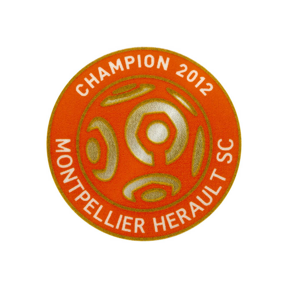 2012-13 Ligue 1 'Champion 2012' Montpellier Player Issue Away Patch