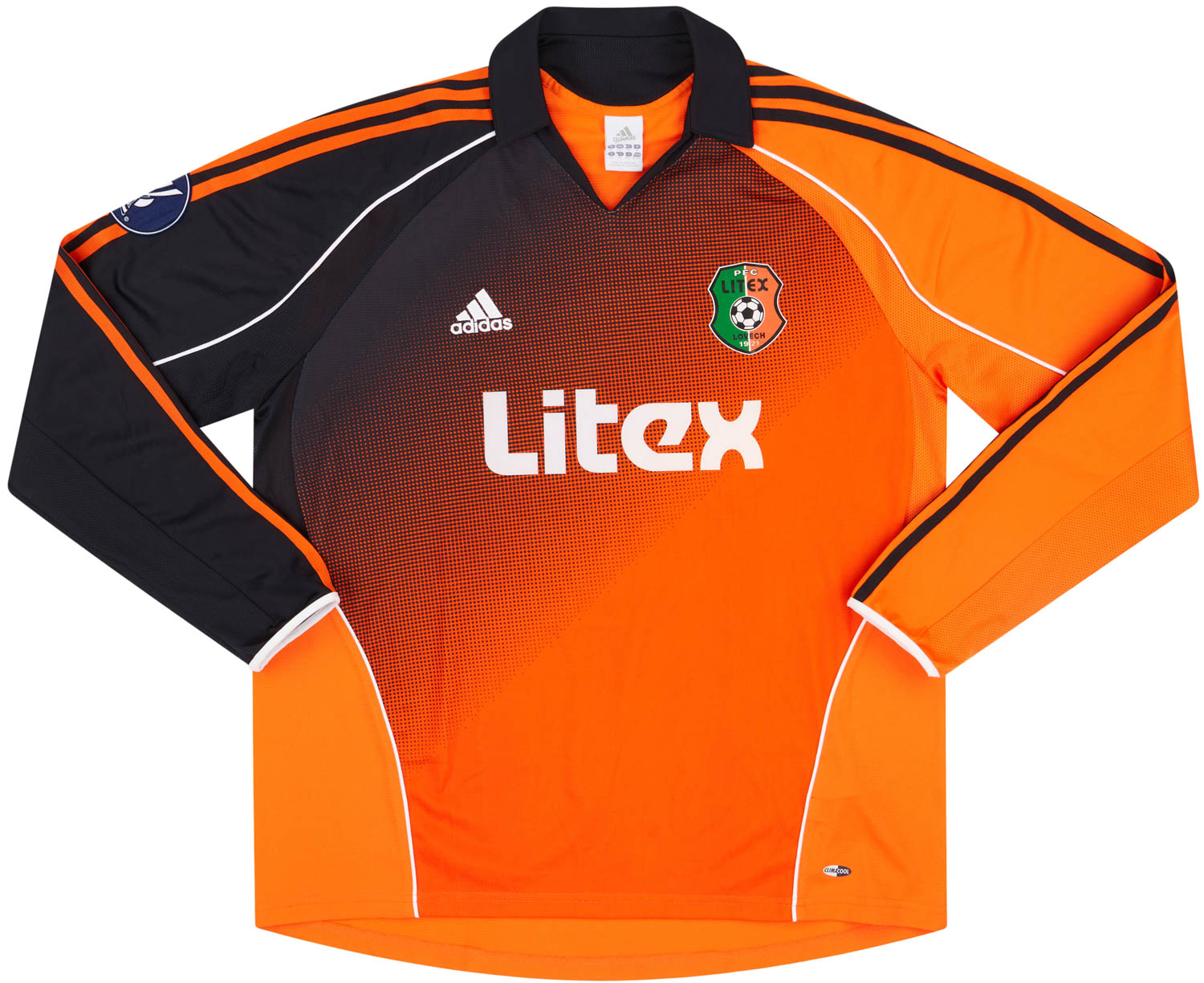 2005-06 Litex Lovech Match Issue UEFA Cup Home Shirt Zhelev #3 (v AZ)