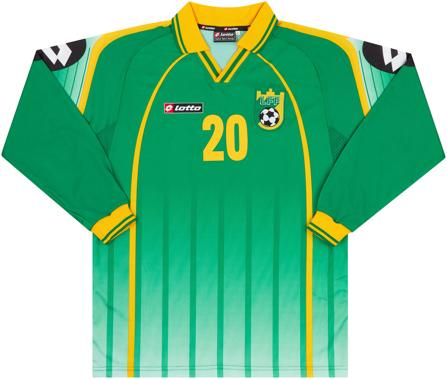 2000-01 Lithuania Match Issue Away Shirt #20