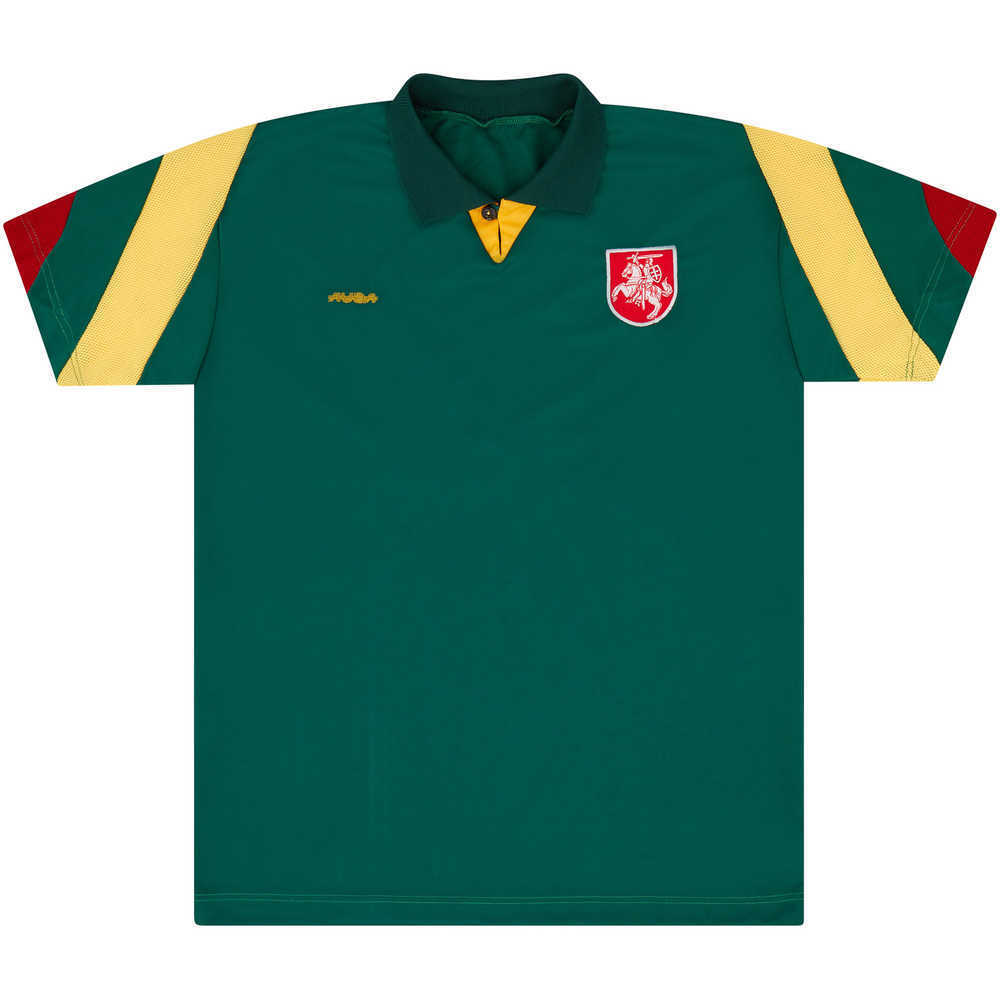1994 Lithuania Match Issue Away Shirt #12 (v Sweden)