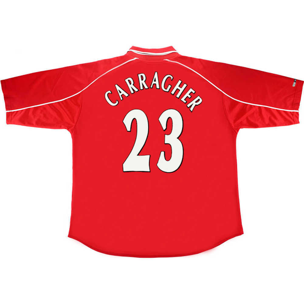 2000-02 Liverpool Home Shirt Carragher #23 (Excellent) M