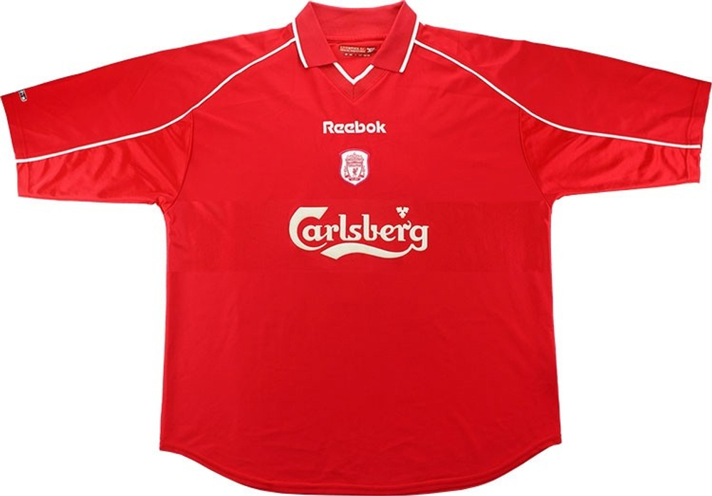 2000-02 Liverpool Home Shirt Gerrard #17 (Excellent) M