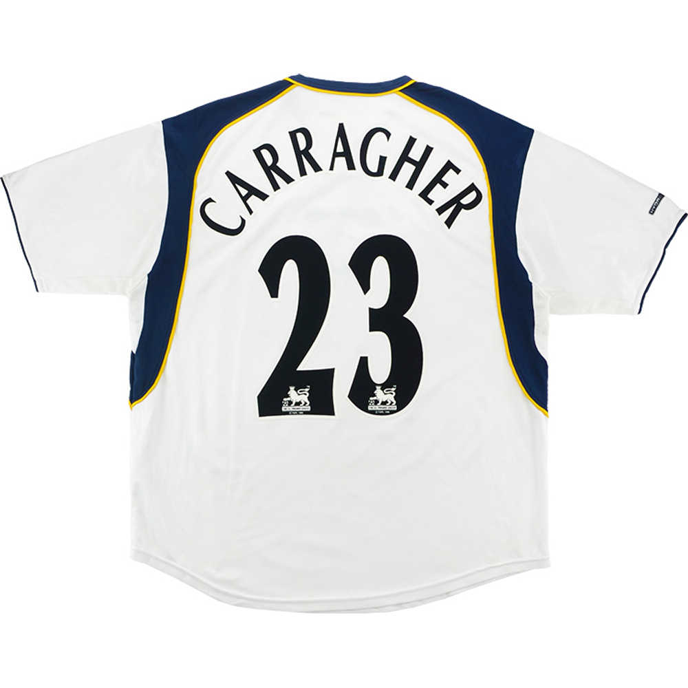 2001-03 Liverpool Away Carragher #23 (Excellent) L