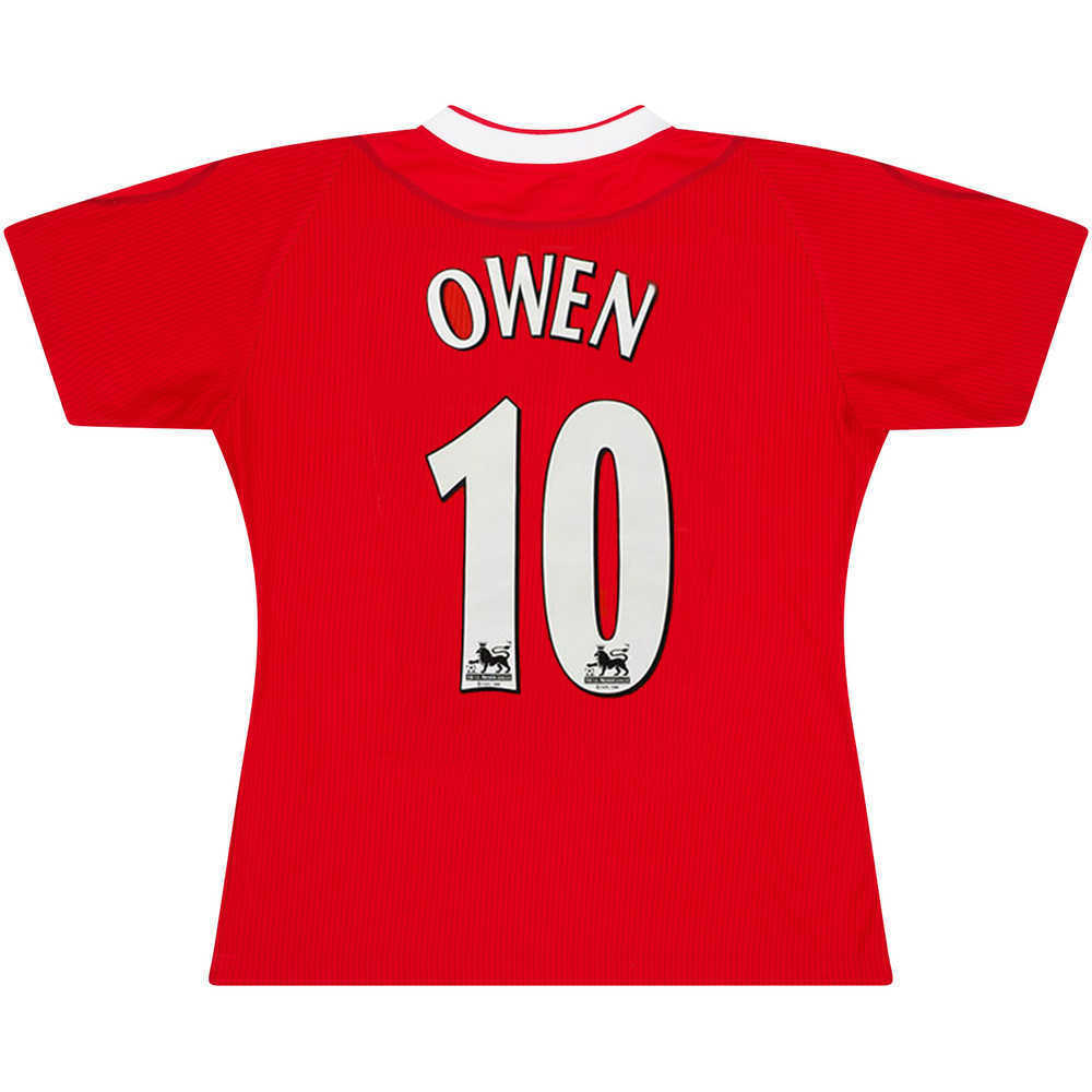 2002-04 Liverpool Home Shirt Owen #10 (Excellent) Women's (S)