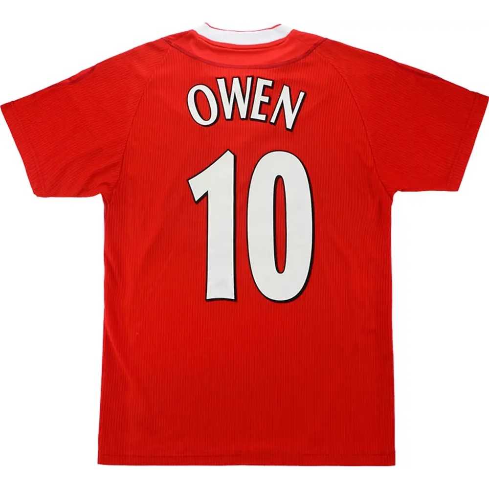 2002-04 Liverpool Home Shirt Owen #10 (Very Good) XL