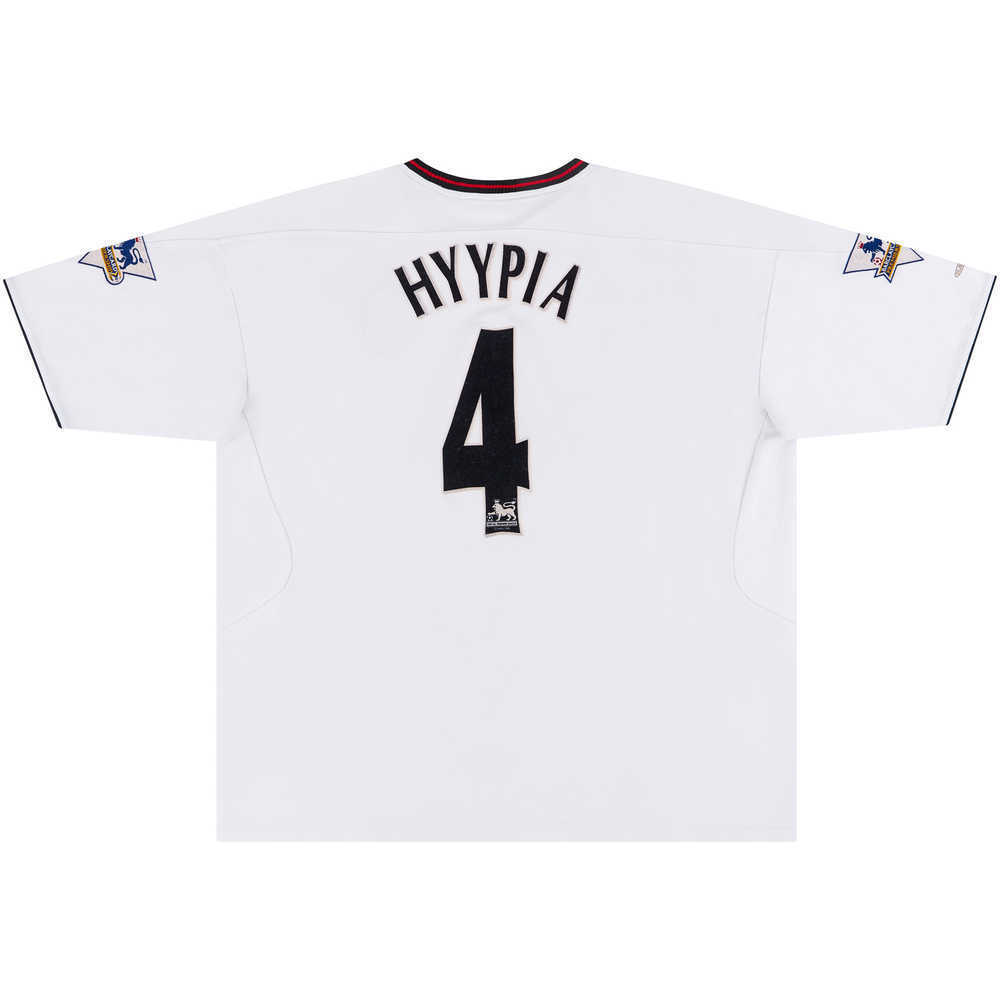 2003-05 Liverpool Away Shirt Hyypia #4 (Good) XL