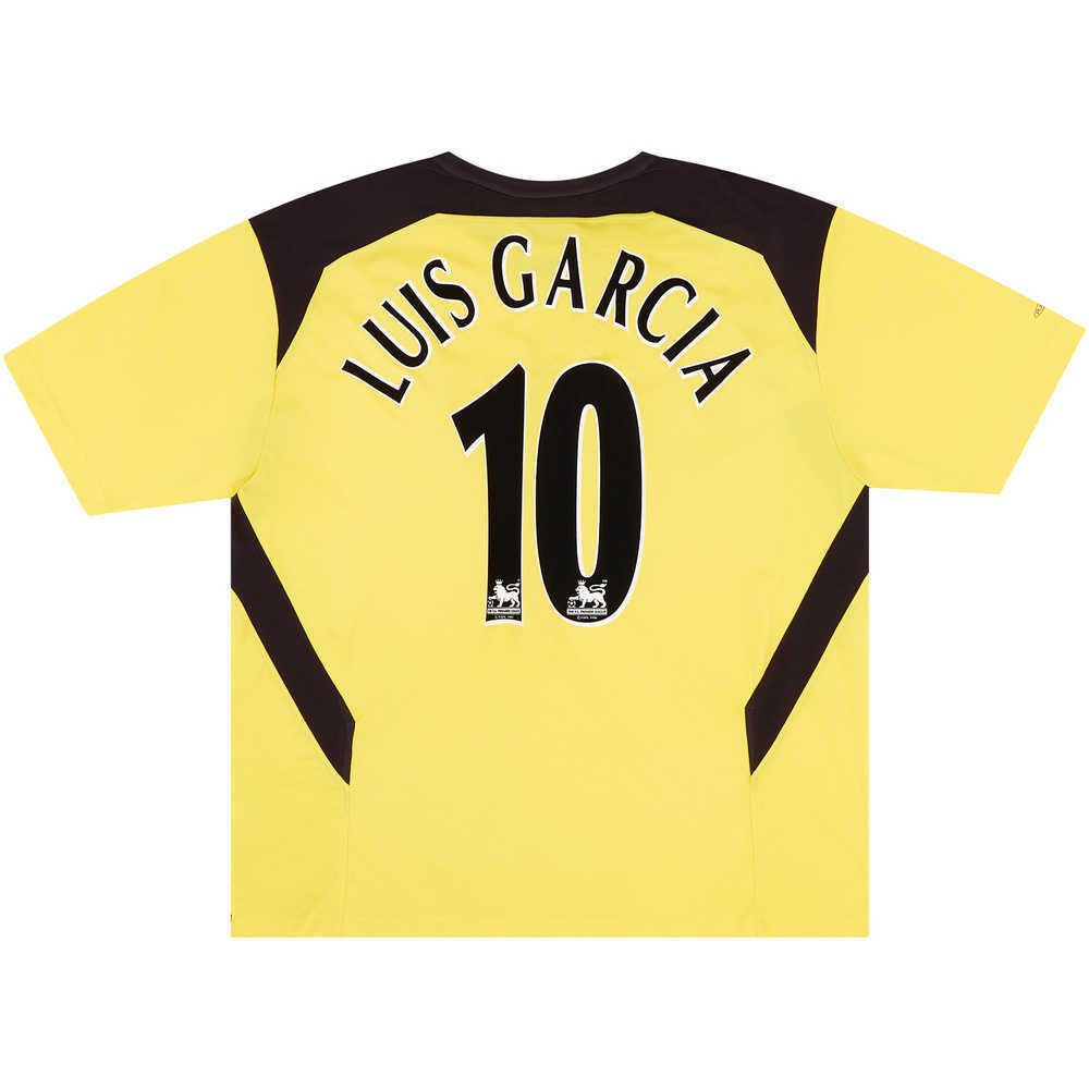 2004-06 Liverpool Away Shirt Luis Garcia #10 (Very Good) XL