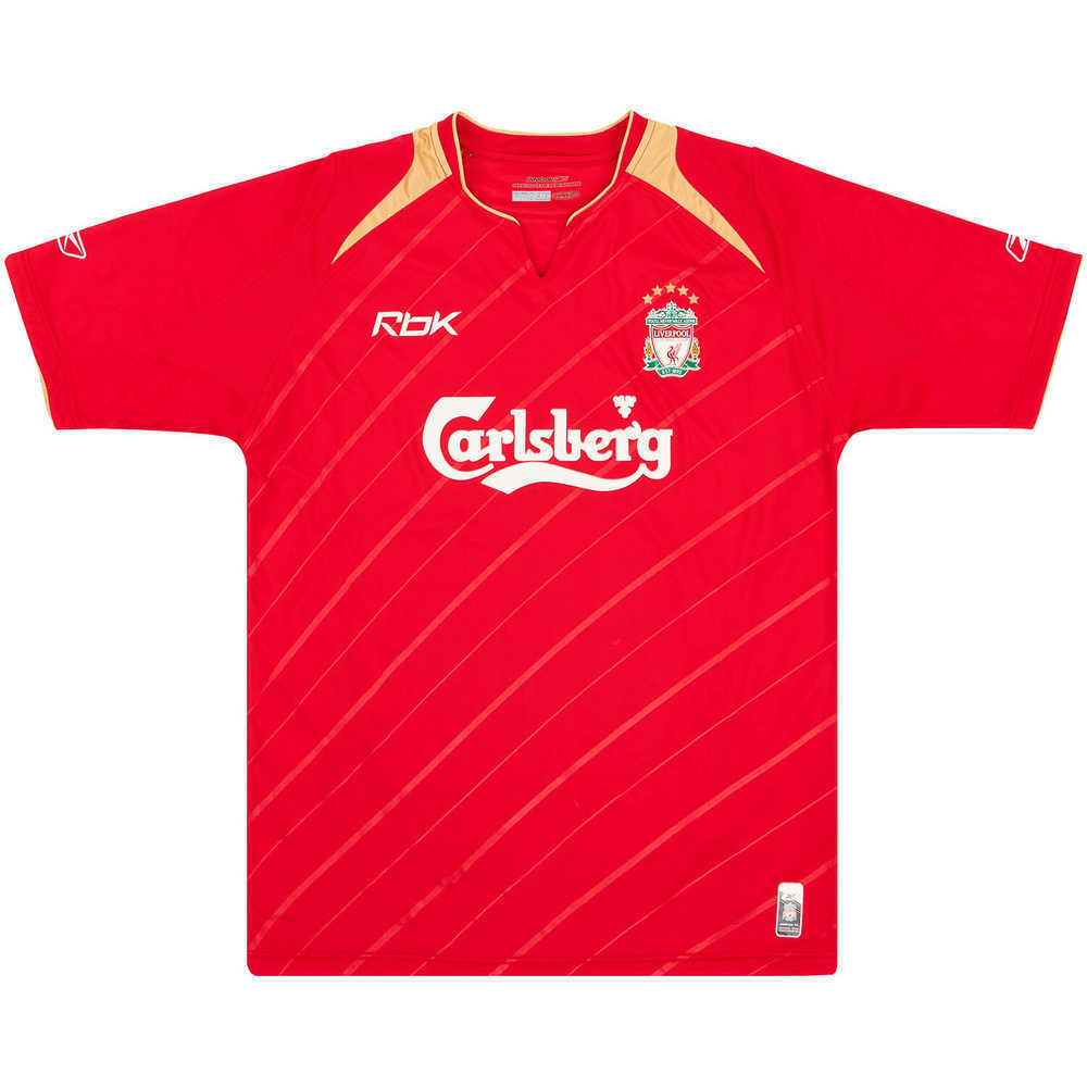 2005-06 Liverpool CL Home Shirt (Very Good) XS