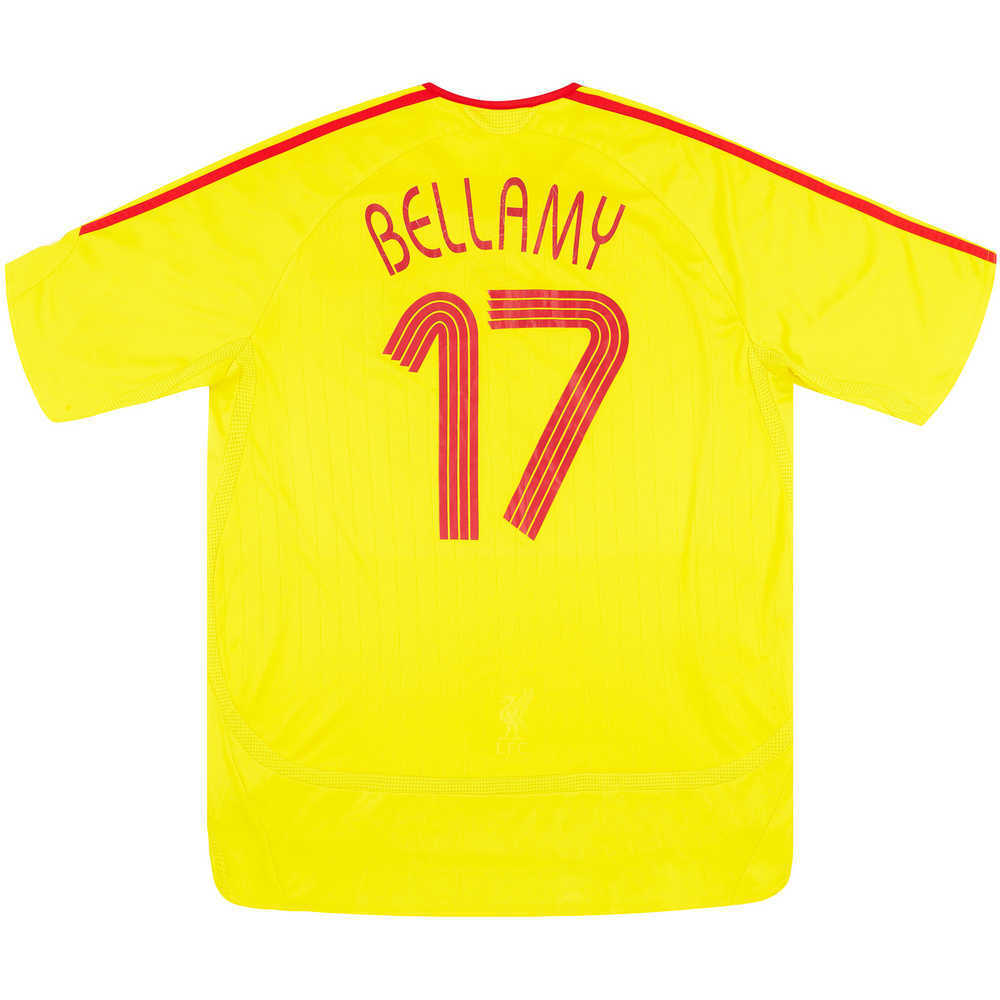 2006-07 Liverpool European Away Shirt Bellamy #17 (Good) XL