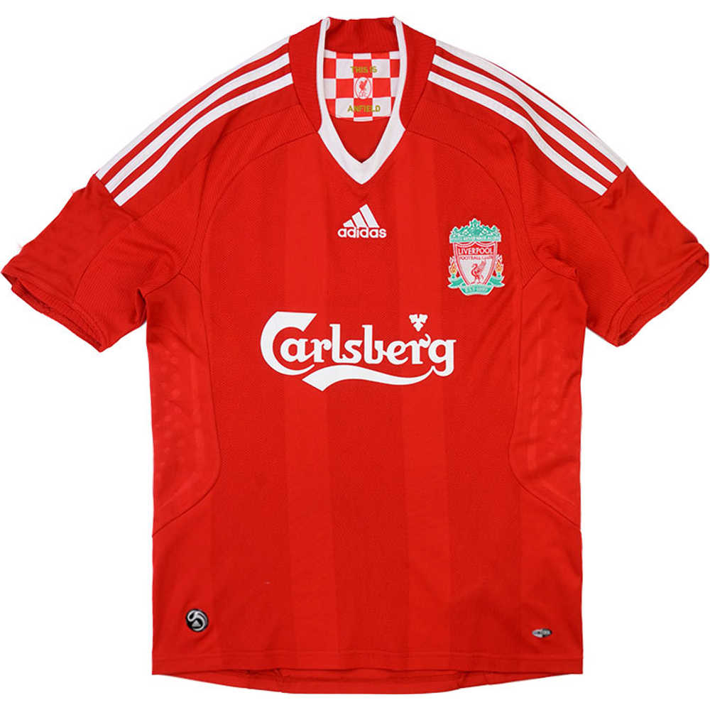 2008-10 Liverpool Home Shirt (Very Good) L.Boys