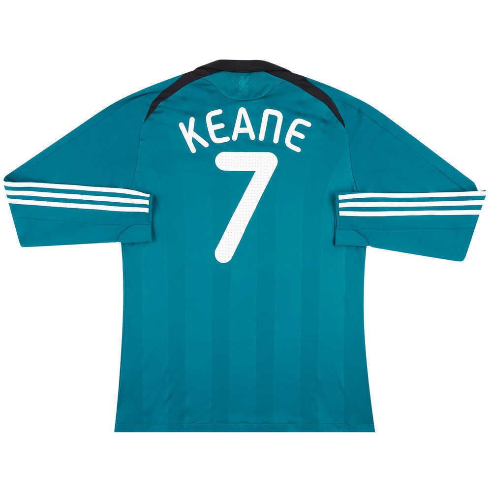 2008-09 Liverpool CL Third L/S Shirt Keane #7 (Excellent) XL