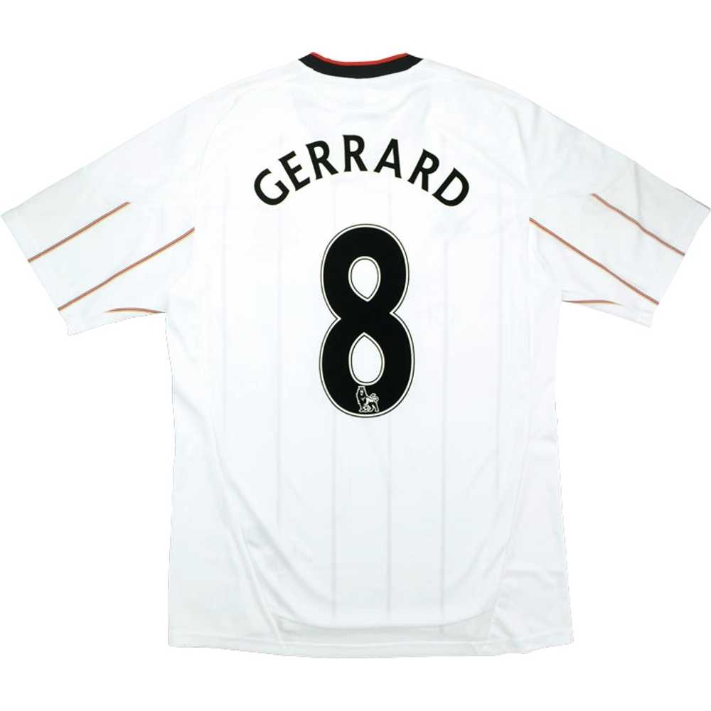 2010-11 Liverpool Away Shirt Gerrard #8 (Excellent) XL