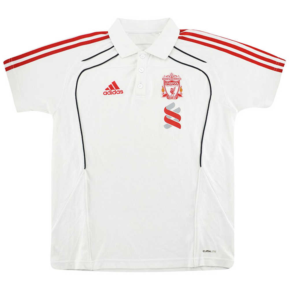 2010-11 Liverpool Adidas Polo T-Shirt (Very Good) S