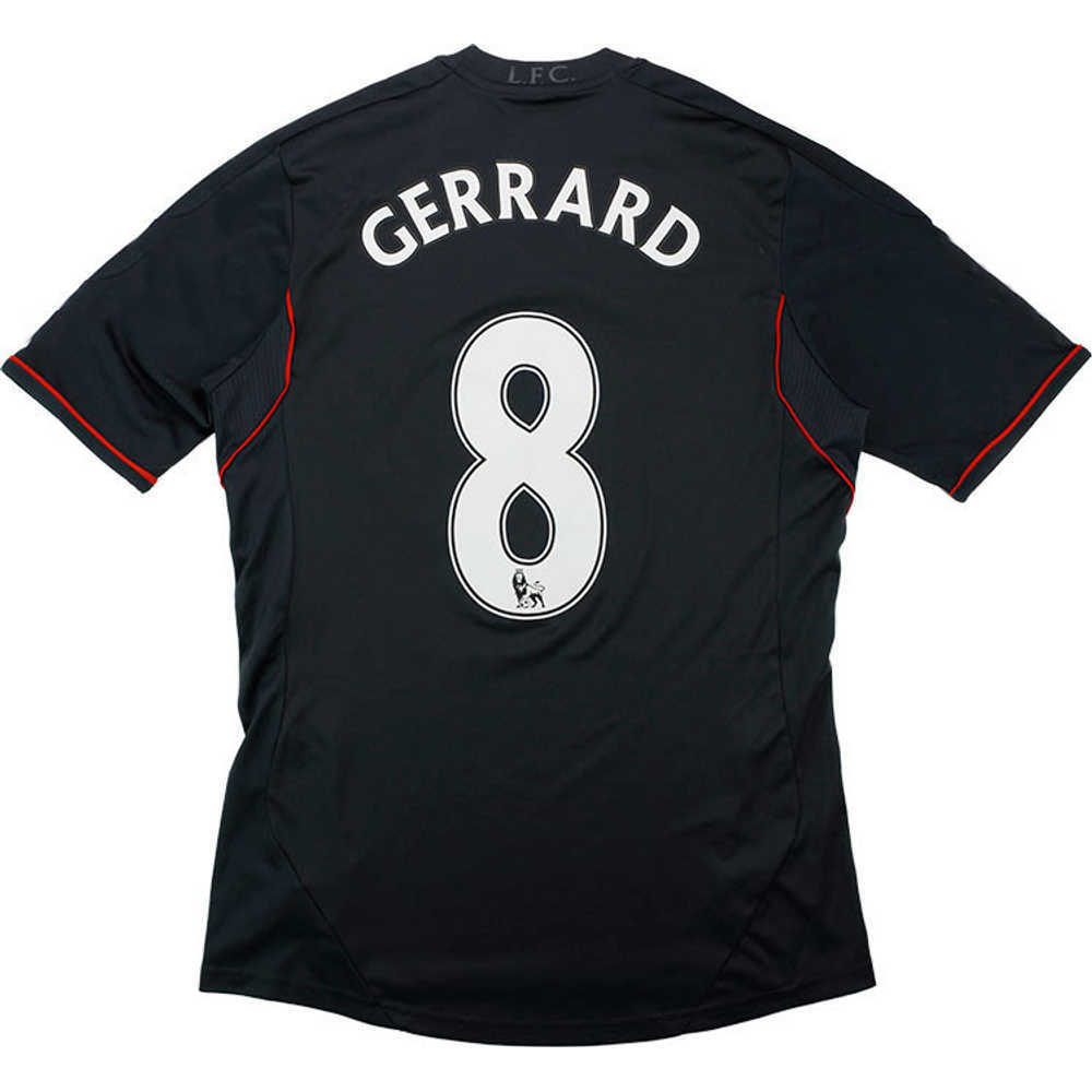 2011-12 Liverpool Away Shirt Gerrard #8 (Very Good) M