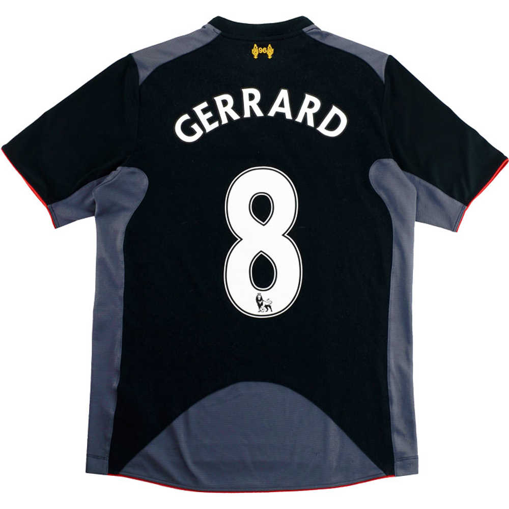 2012-13 Liverpool Away Shirt Gerrard #8 (Excellent) S