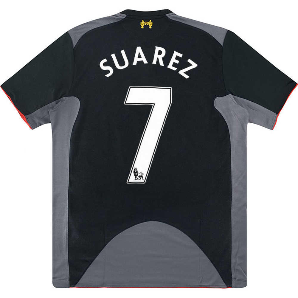 2012-13 Liverpool Away Shirt Suarez #7 (Excellent) L