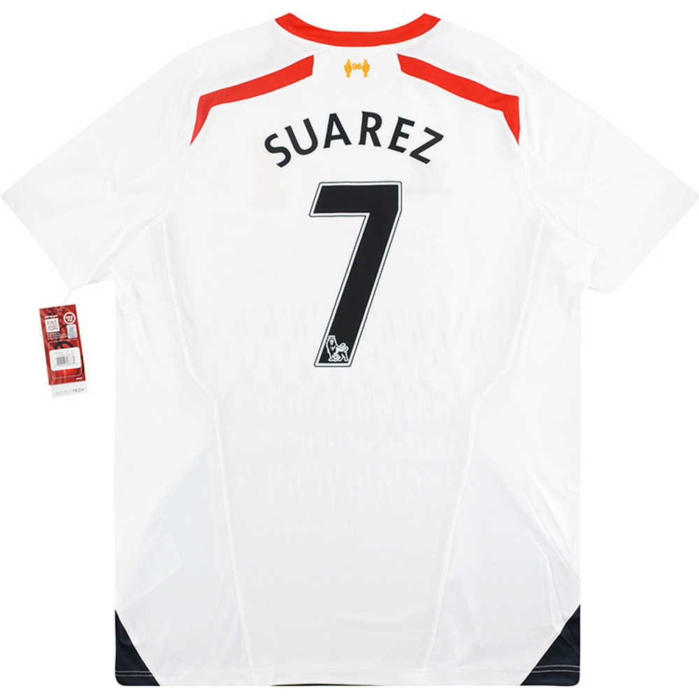2013-14 Liverpool Away Shirt Suarez #7 *w/Tags*