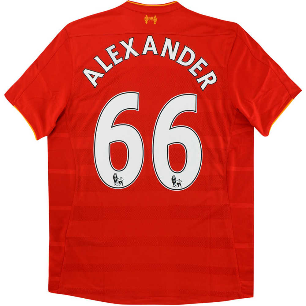 2016-17 Liverpool Home Shirt Alexander #66 (Excellent) S