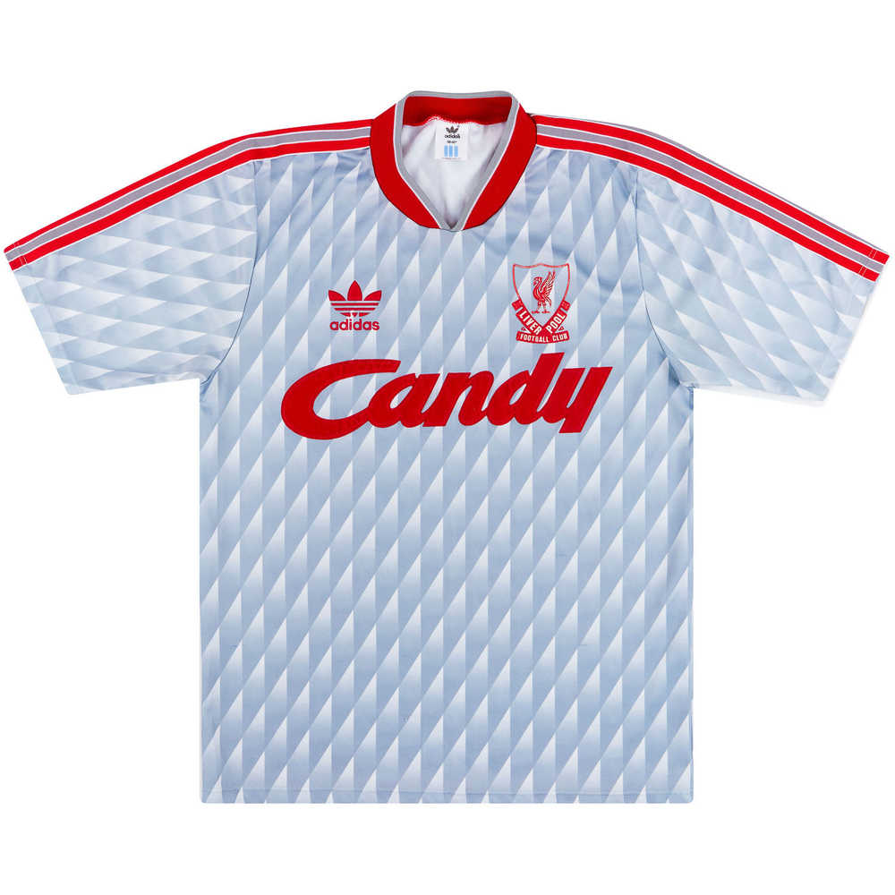 1989-91 Liverpool Away Shirt (Very Good) S