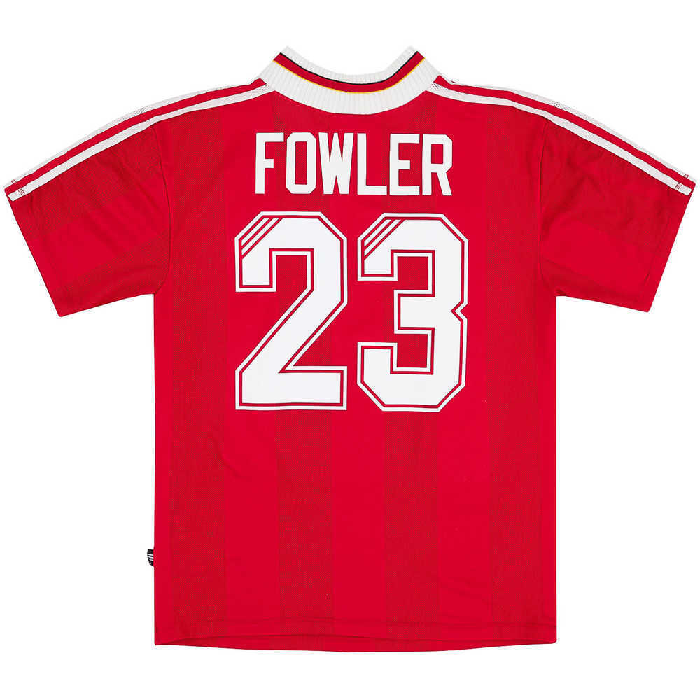 1995-96 Liverpool Home Shirt Fowler #23 (Excellent) L
