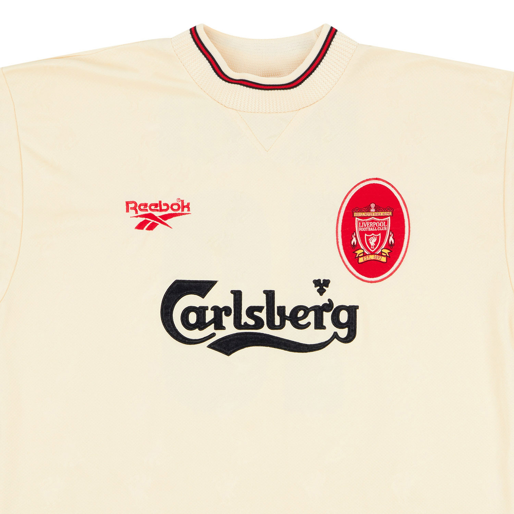 1996-97 Liverpool Away Shirt Fowler #9 (Excellent) S