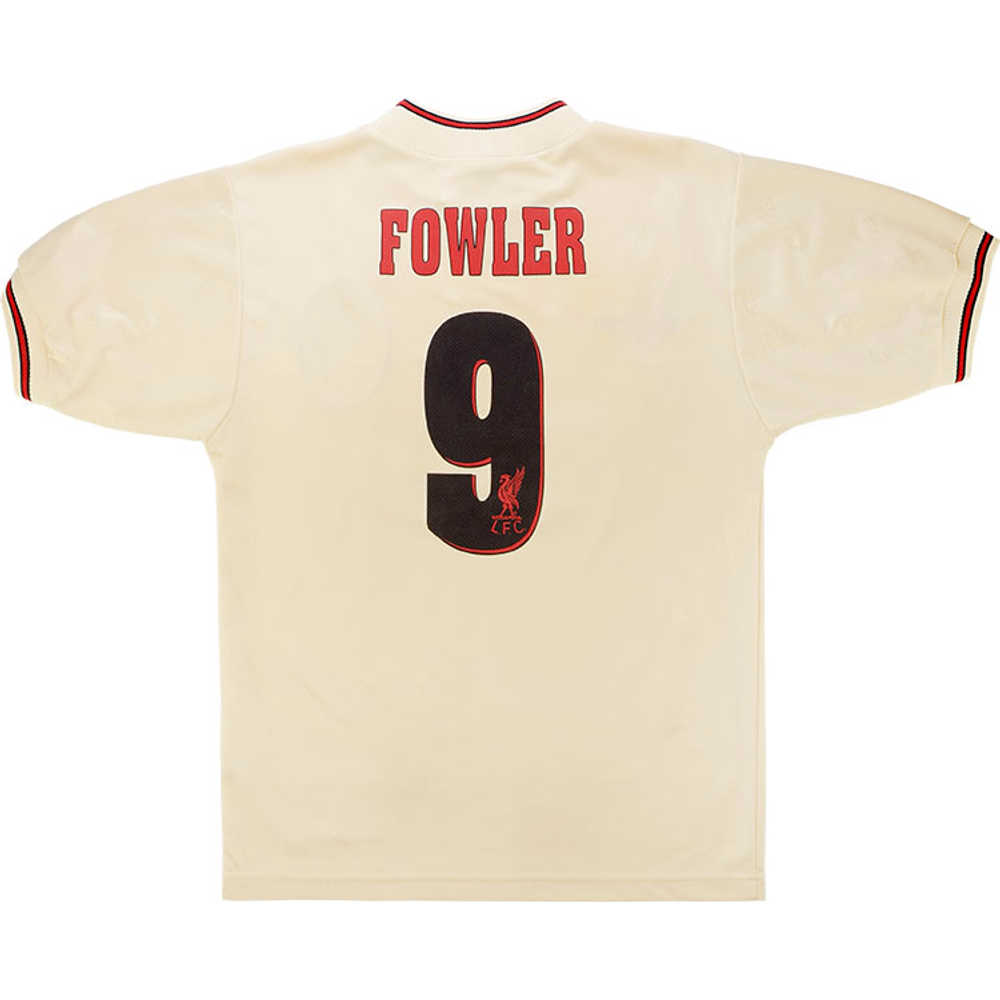 1996-97 Liverpool Away Shirt Fowler #9 (Excellent) XXL