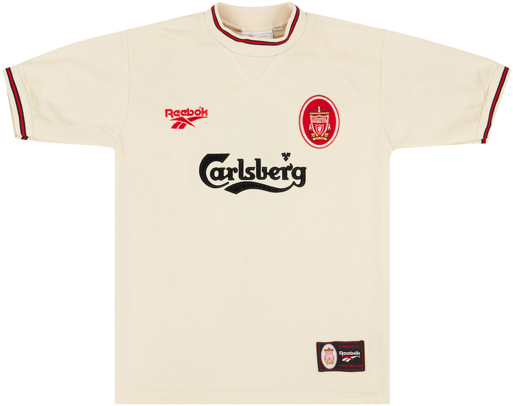 1996-97 Liverpool Away Shirt Fowler #9 (Very Good) Y