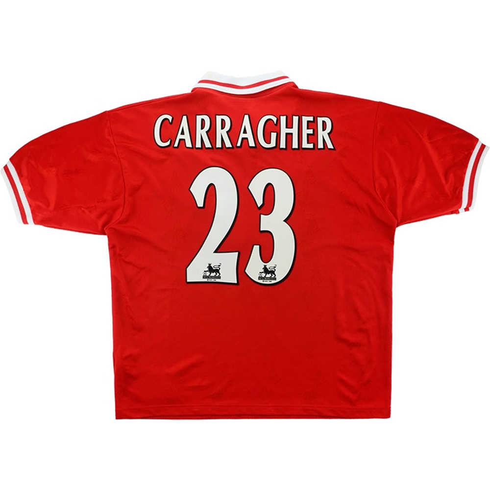 1996-98 Liverpool Home Shirt Carragher #23 (Excellent) XL