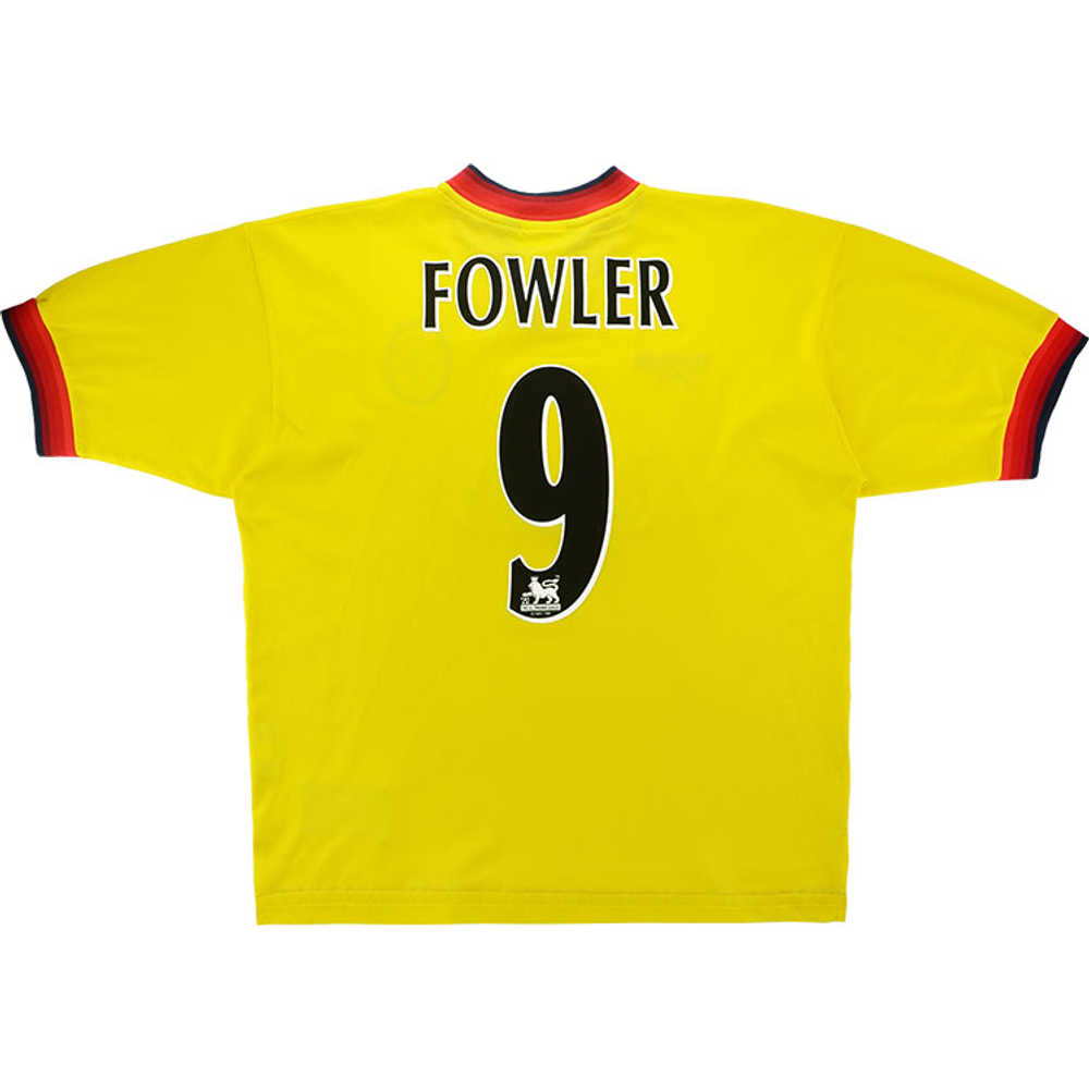 1997-99 Liverpool Away Shirt #9 Fowler (Excellent) XL