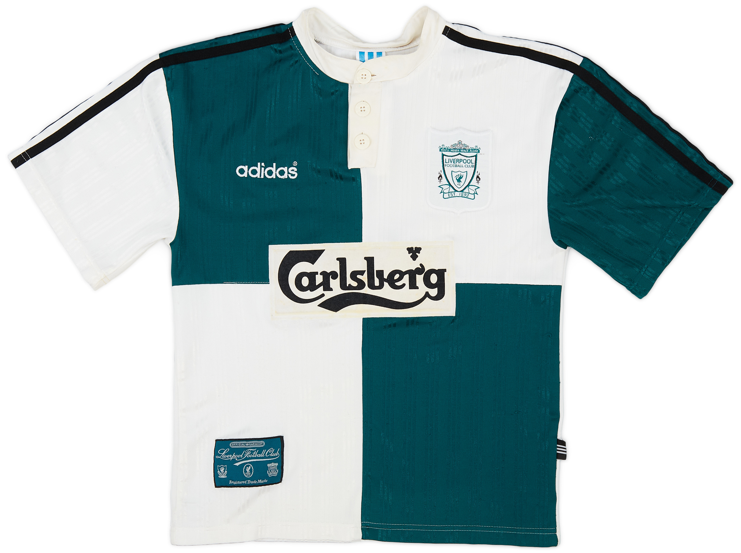 1995-96 Liverpool Away Shirt - 8/10 - (7-8Y)