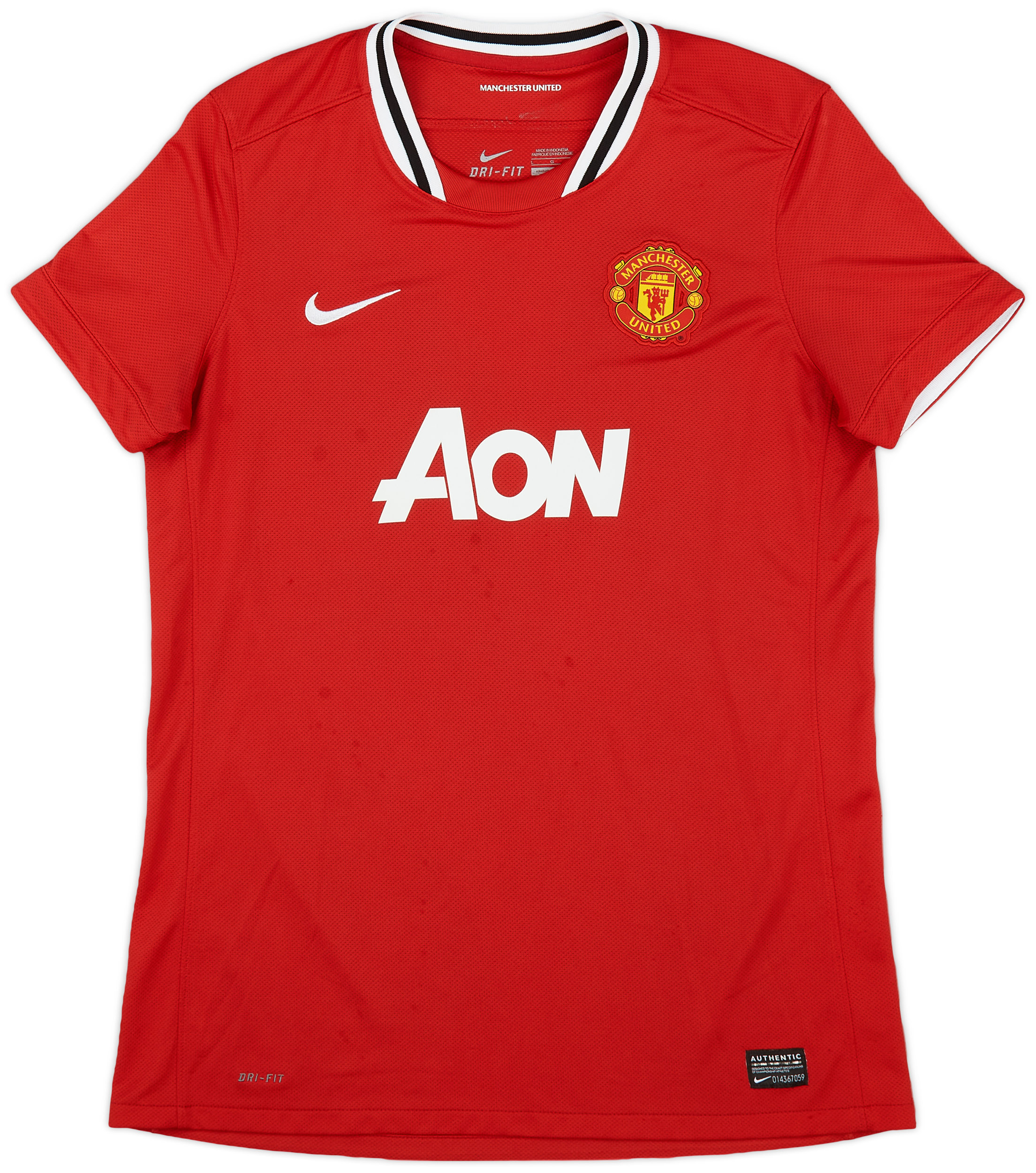 2011-12 Manchester United Home Shirt - 7/10 - (Women's )