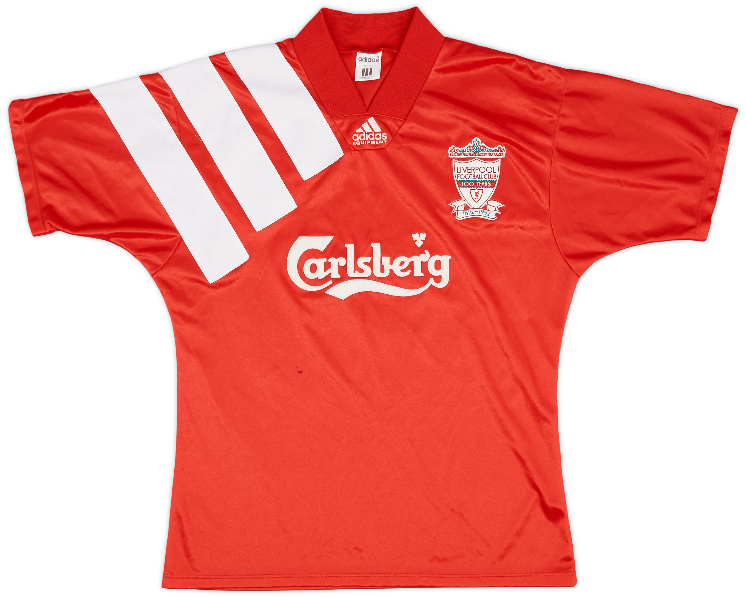 1992-93 Liverpool Centenary Home Shirt - 7/10 - (/)