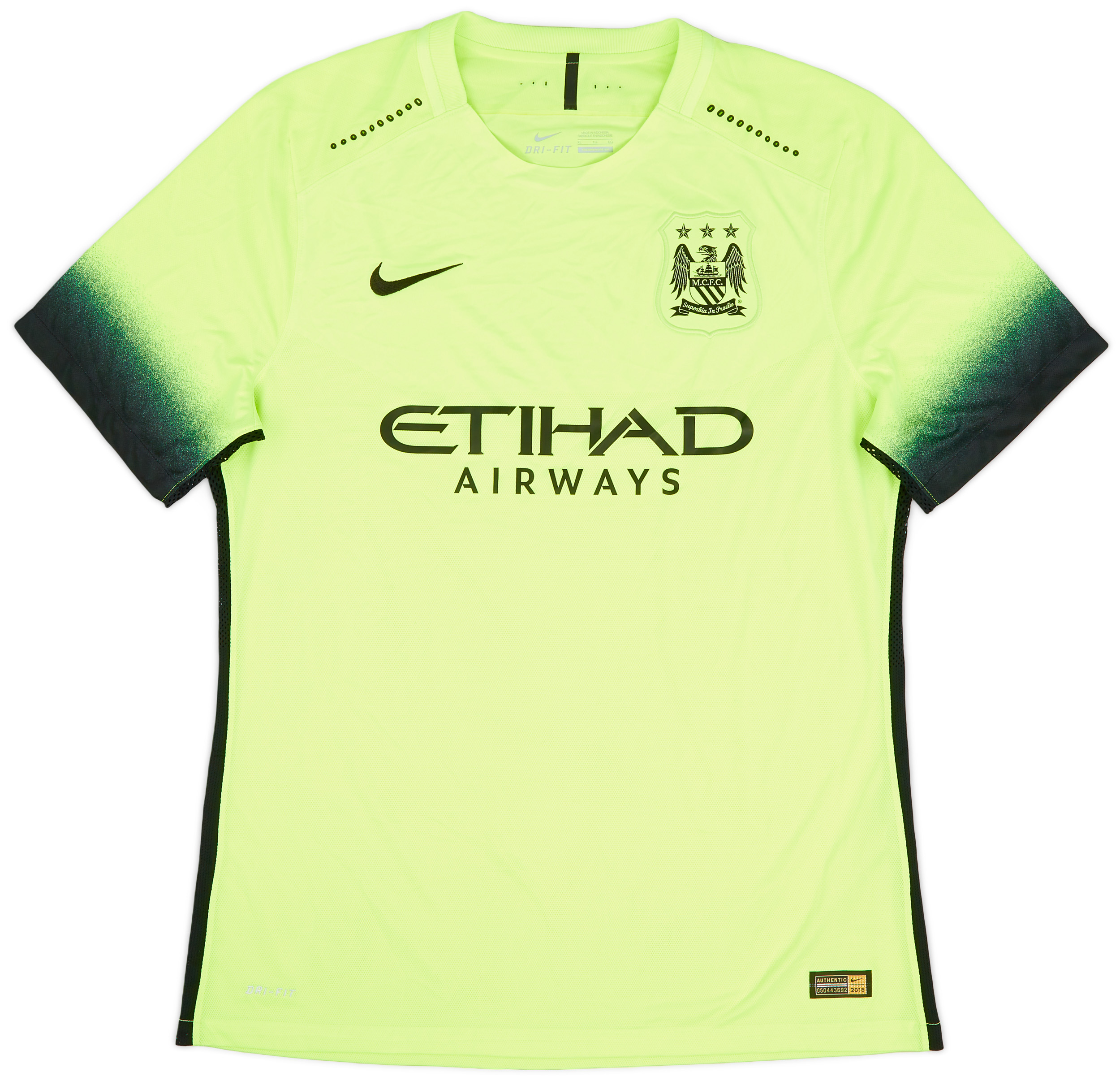 2015-16 Manchester City Player Issue Third Shirt - 9/10 - ()