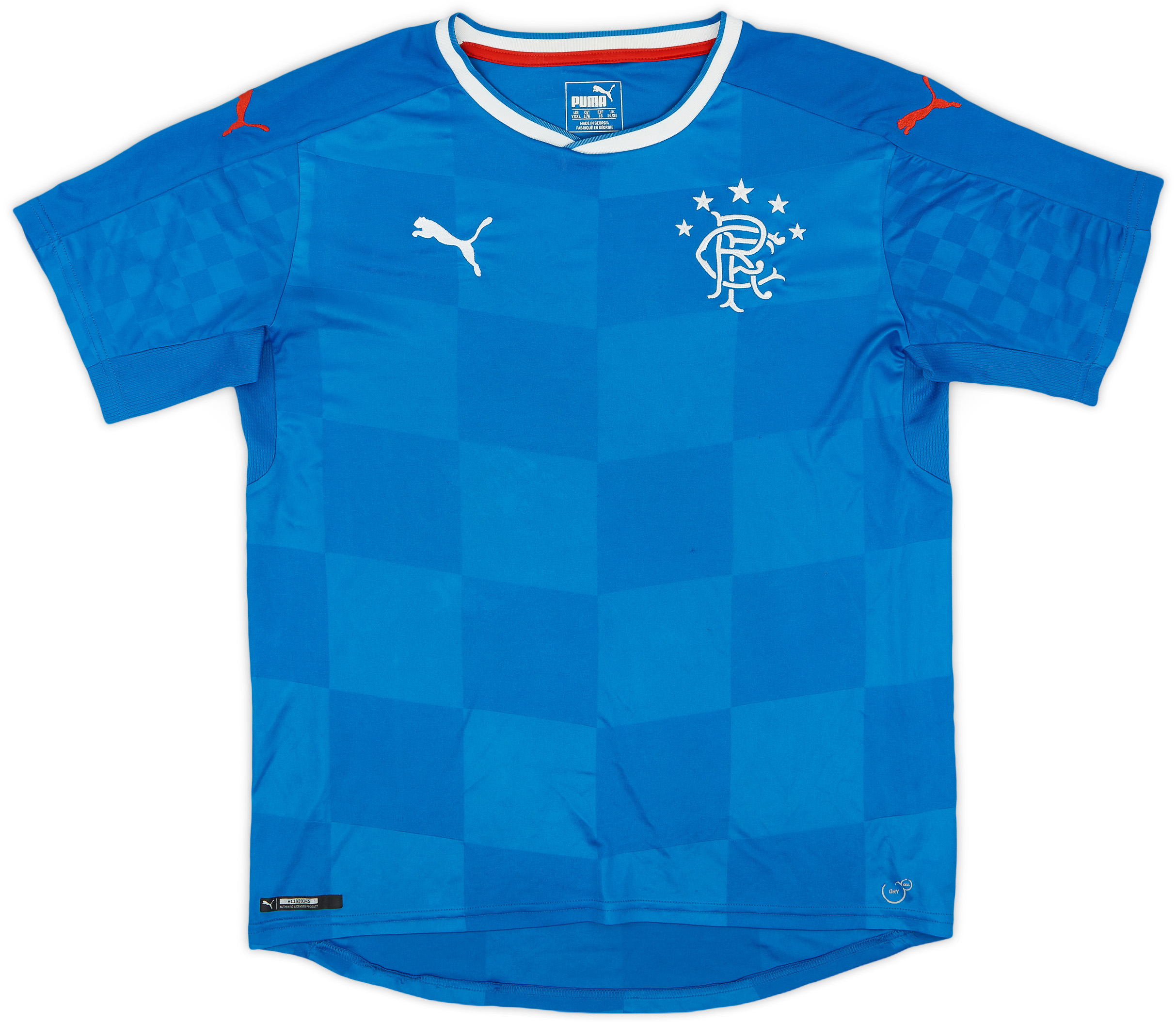 2016-17 Rangers Home Shirt - 9/10 - (YXXL)