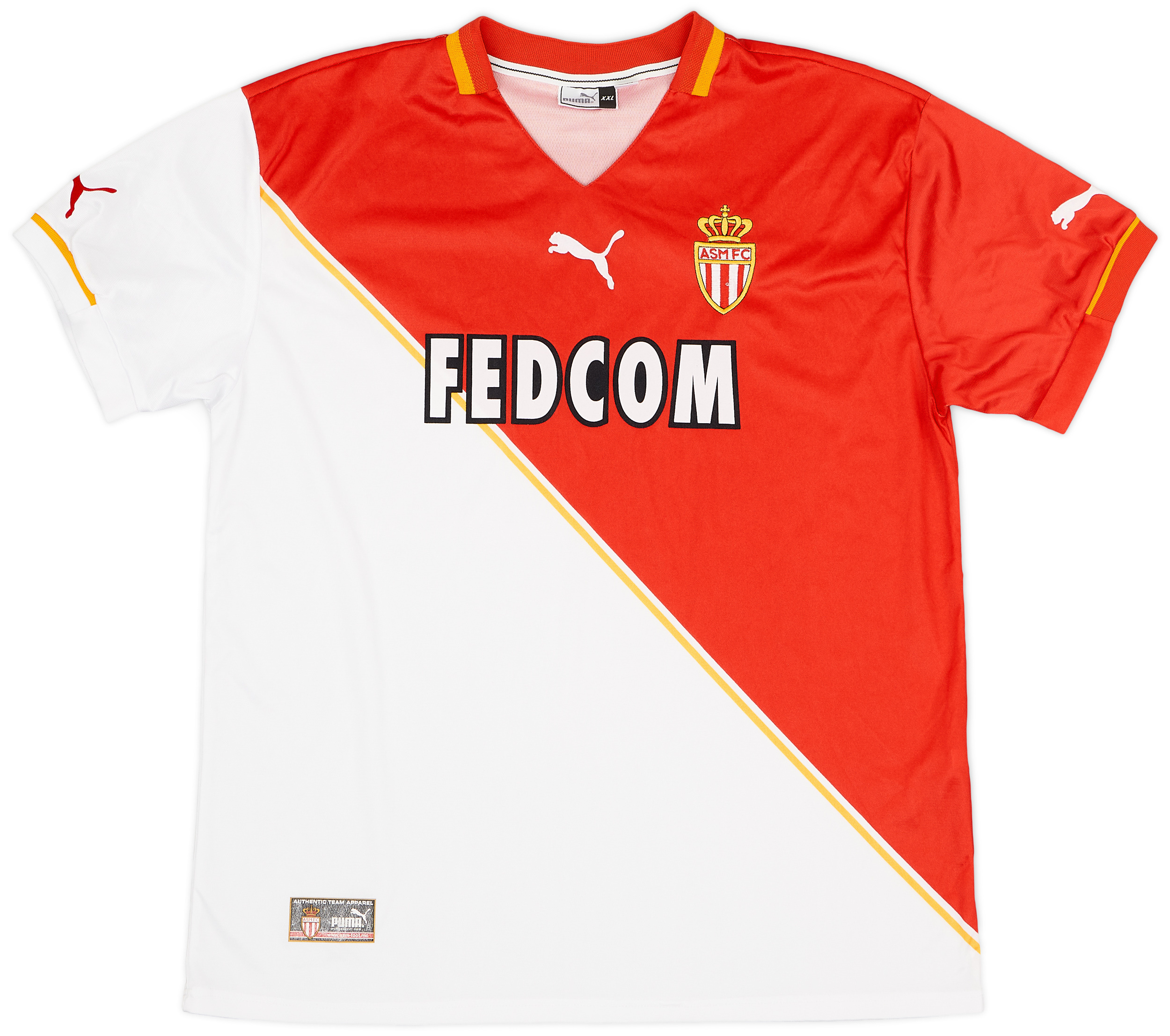 2001-02 Monaco Home Shirt - 9/10 - ()