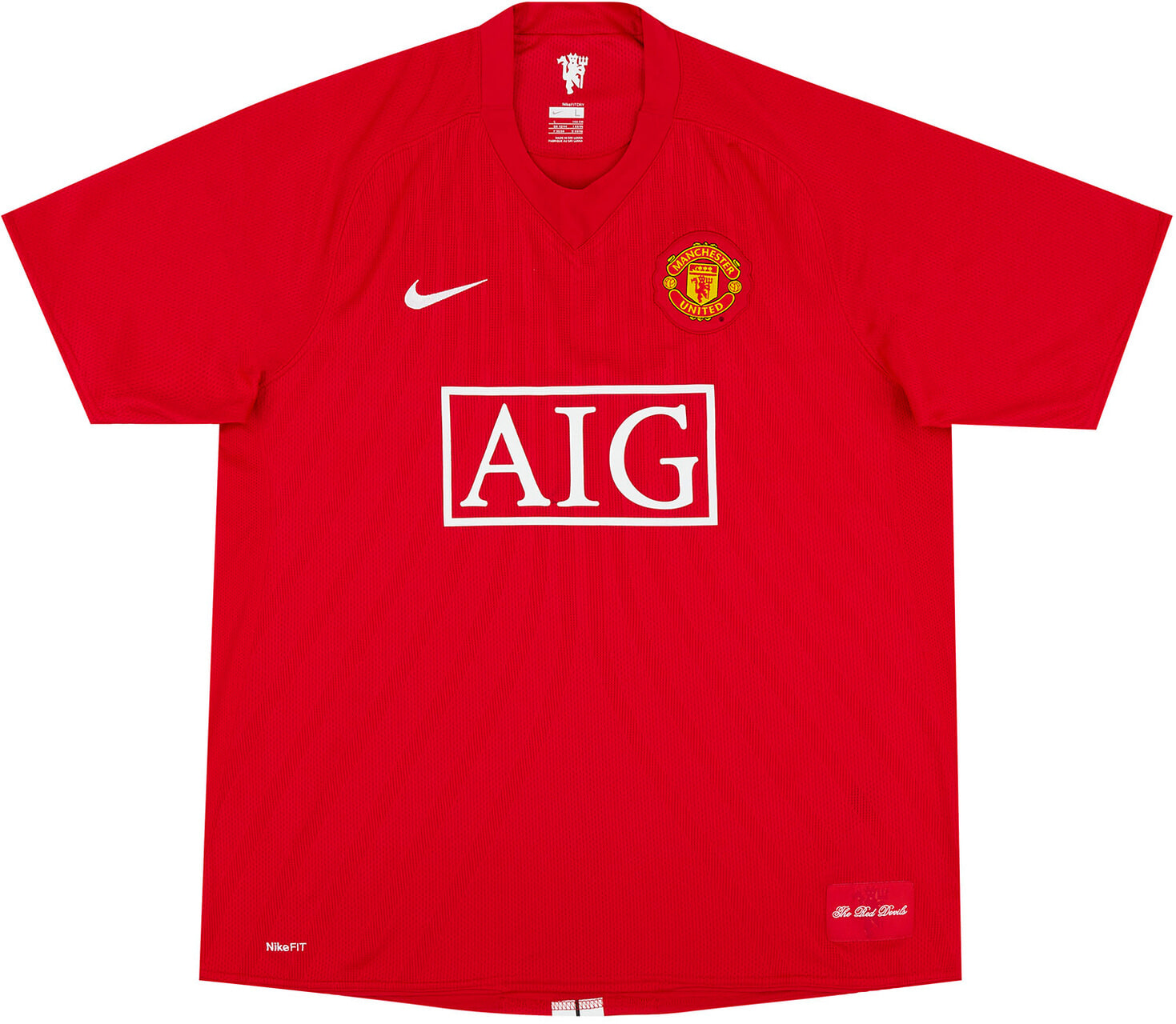 2007-09 Manchester United Home Shirt - 7/10 - ()