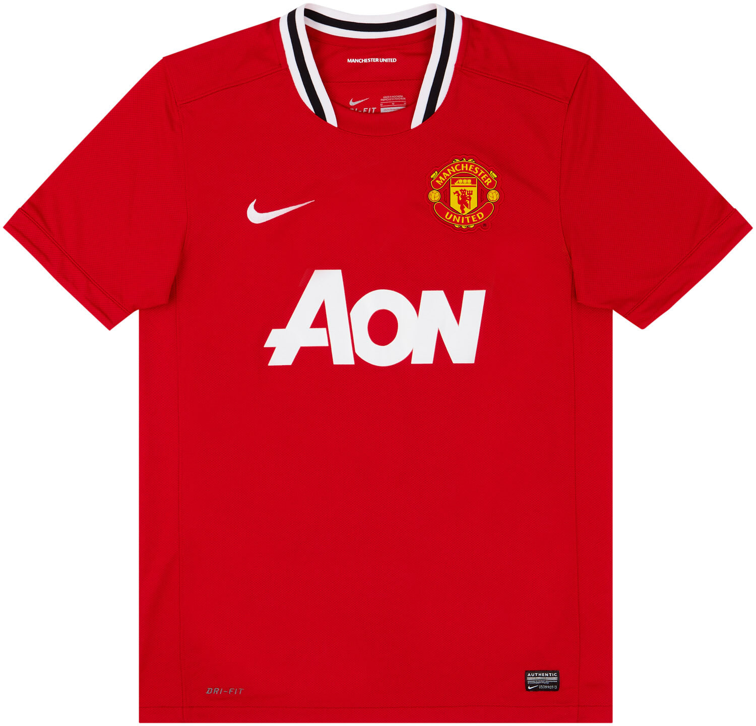 2011-12 Manchester United Home Shirt - 9/10 - ()