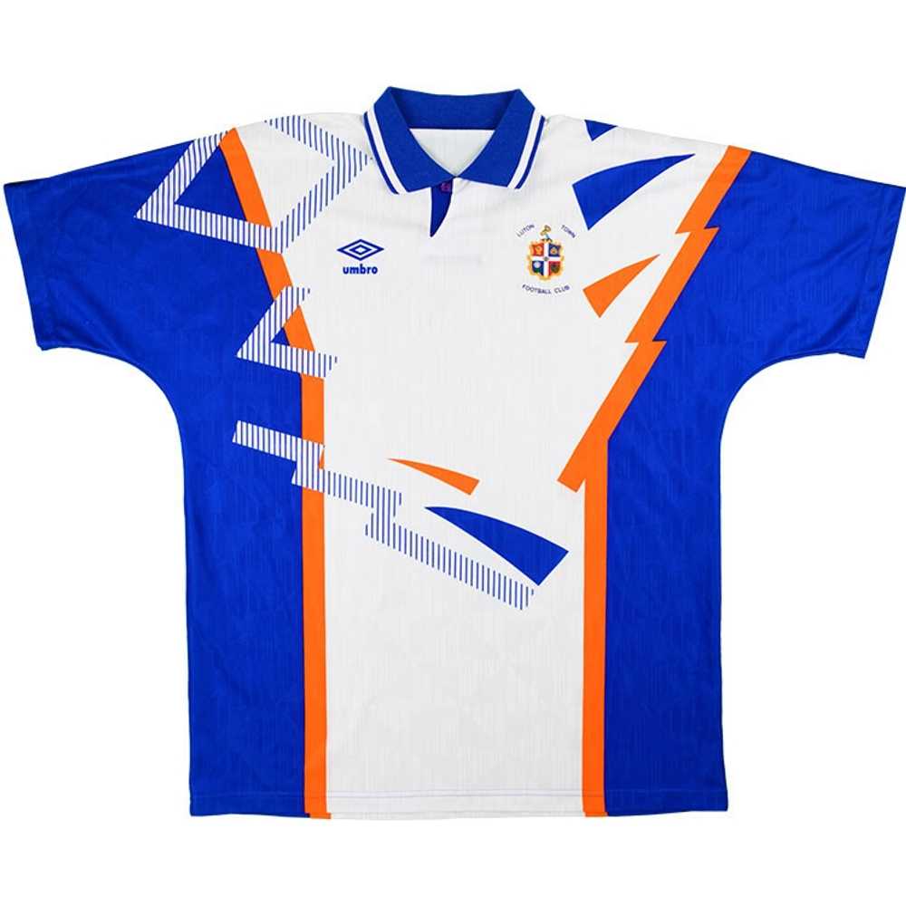 1991-92 Luton Town Home Shirt (Excellent) XL