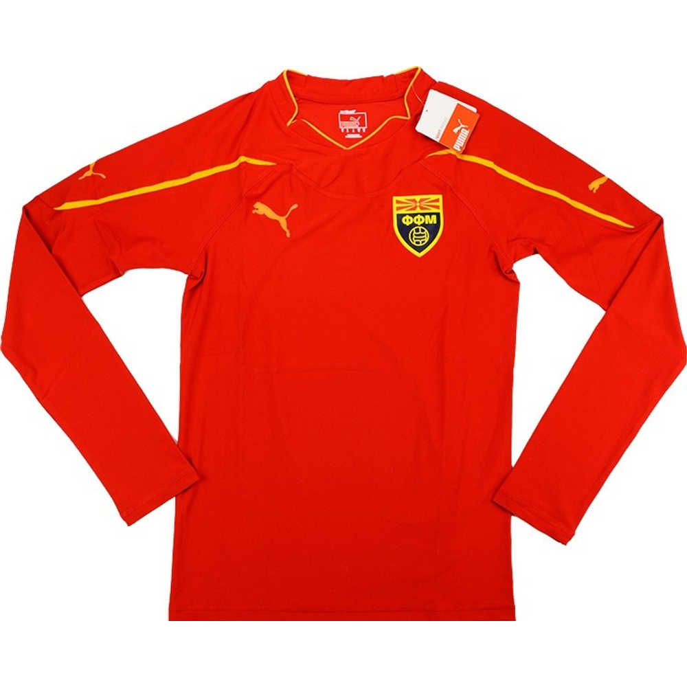2010-13 Macedonia Player Issue Home L/S Shirt *BNIB* S