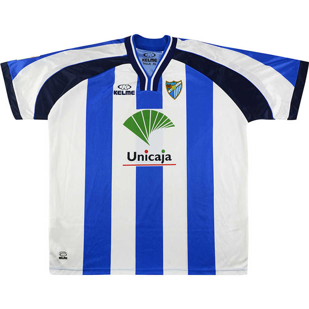 1999-00 Malaga Home Shirt (Excellent) XL